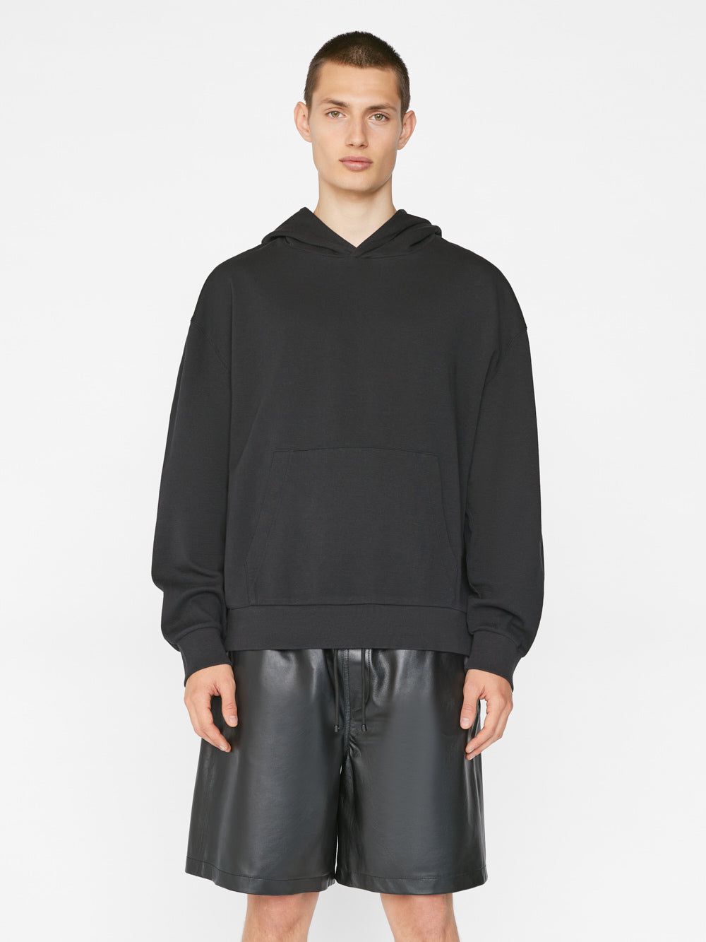 Duo Fold Hoodie -- Noir sold by Frame Denim product image thumbnail 3