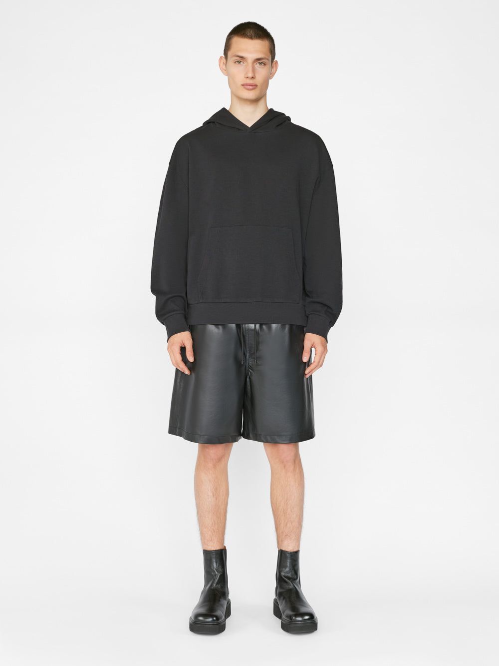 Duo Fold Hoodie -- Noir sold by Frame Denim product image thumbnail 2