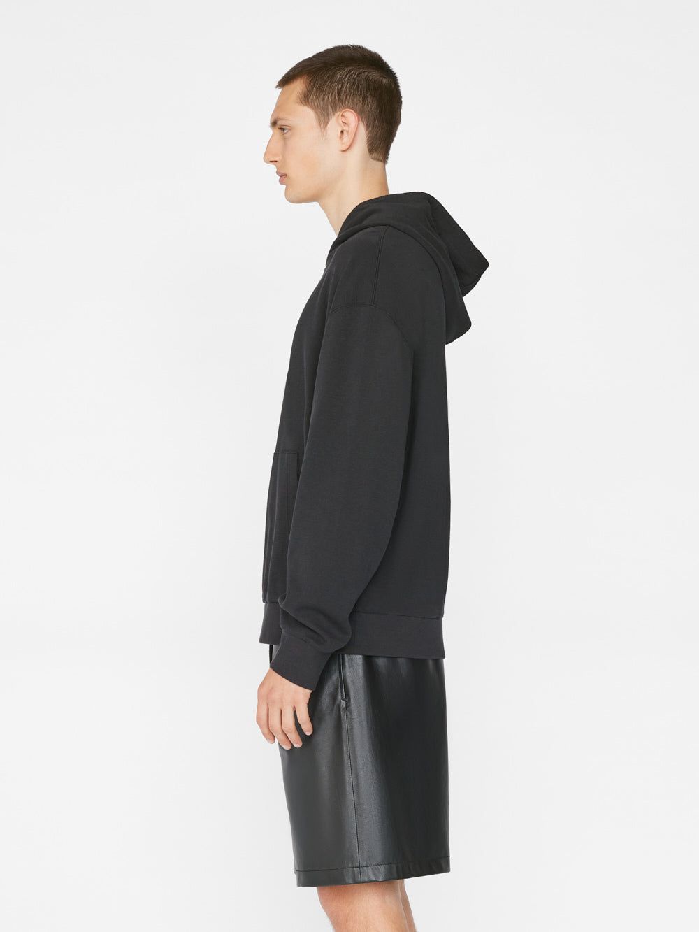 Duo Fold Hoodie -- Noir sold by Frame Denim product image thumbnail 6