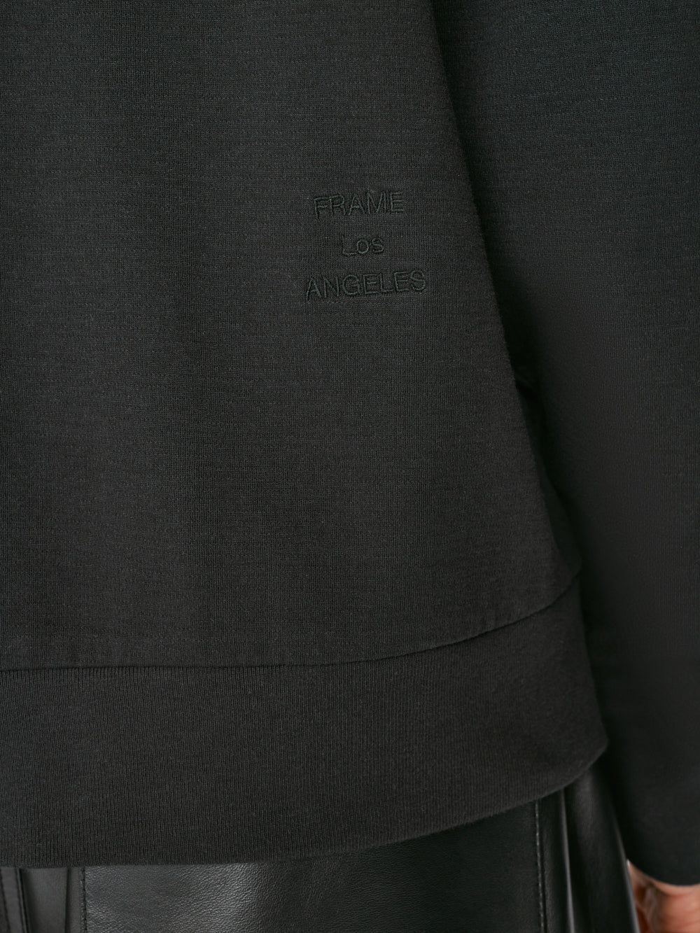 Duo Fold Hoodie -- Noir sold by Frame Denim product image thumbnail 4