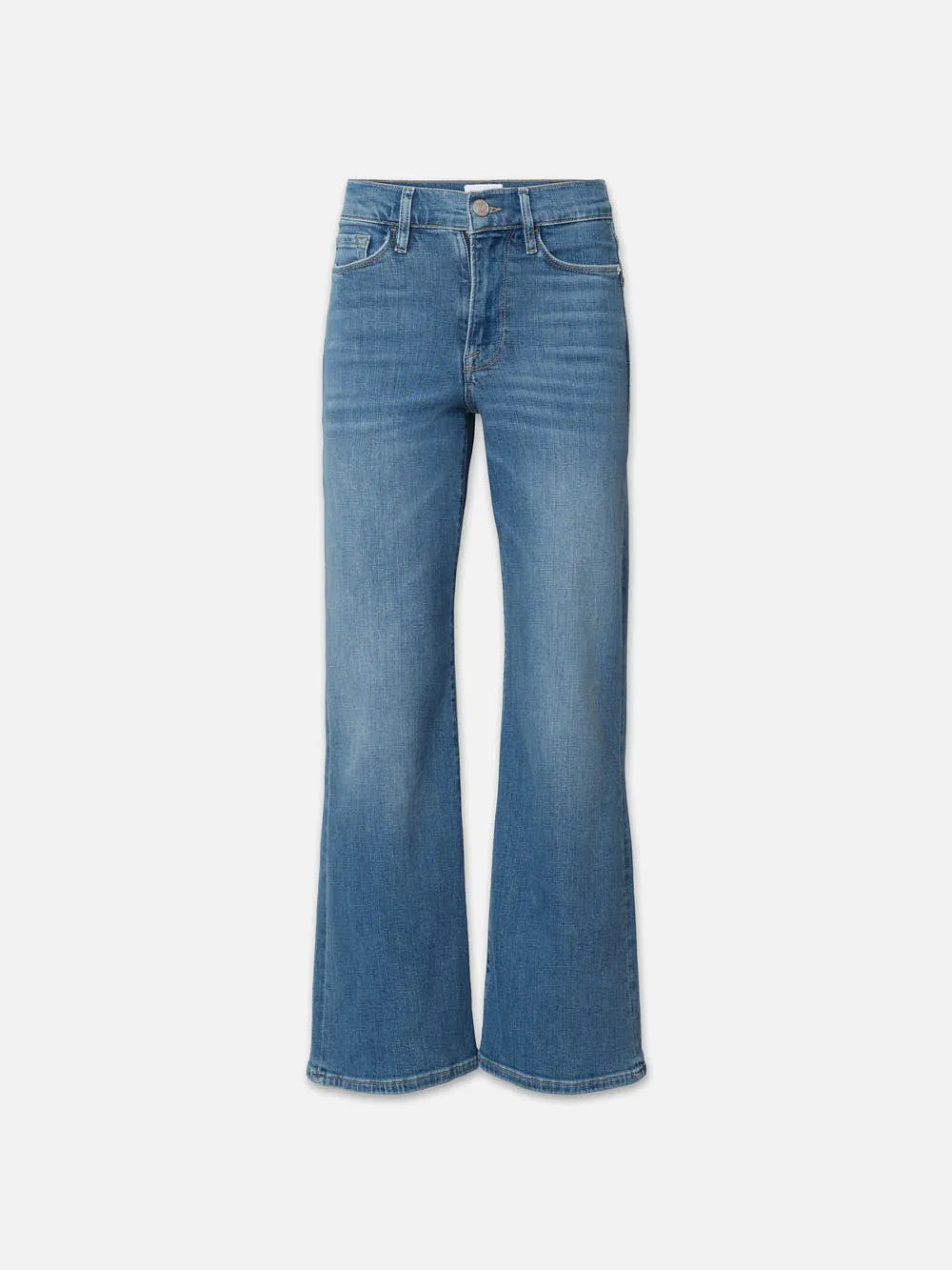 Le Pixie Slim Palazzo -- Drizzle sold by Frame Denim