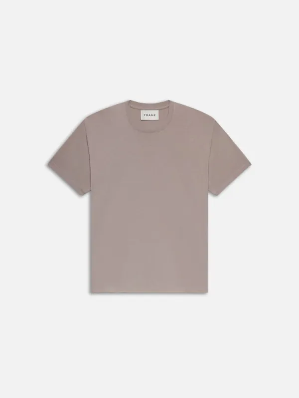 FRAME Logo Tee -- Soft Lavender sold by Frame Denim