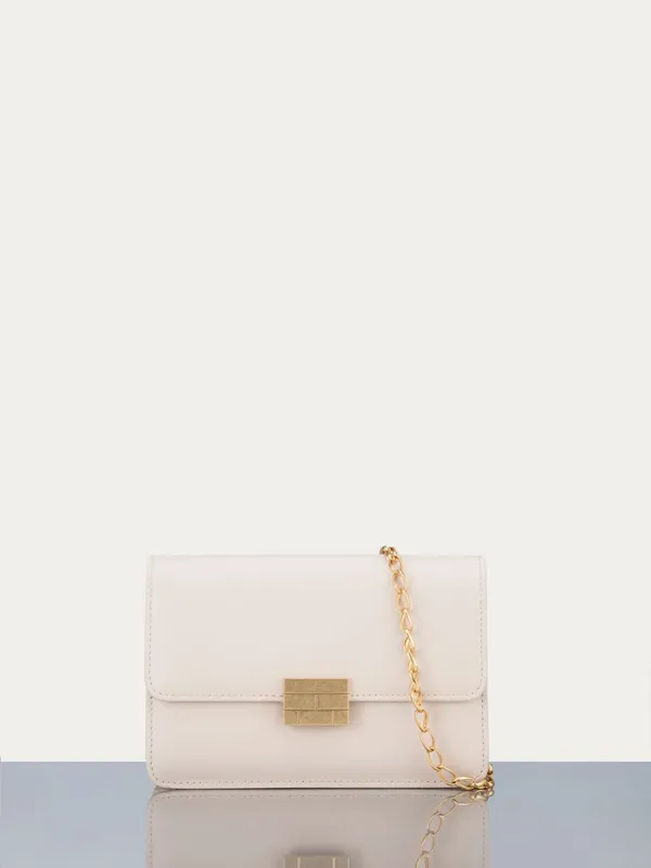 Le Signature Chain Mini -- Off White sold by Frame Denim