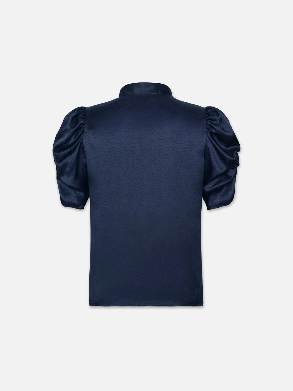 Puff Sleeve Blouse -- Navy sold by Frame Denim product image thumbnail 3