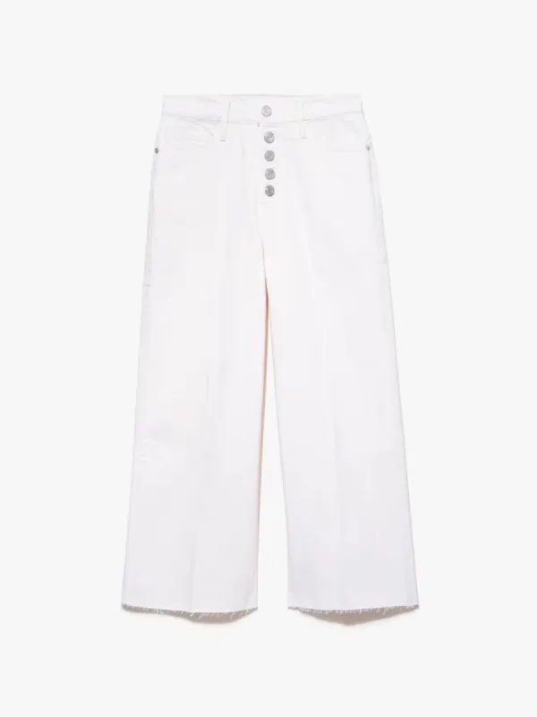 Ali High Rise Wide Crop -- Au Natural made by Frame Denim
