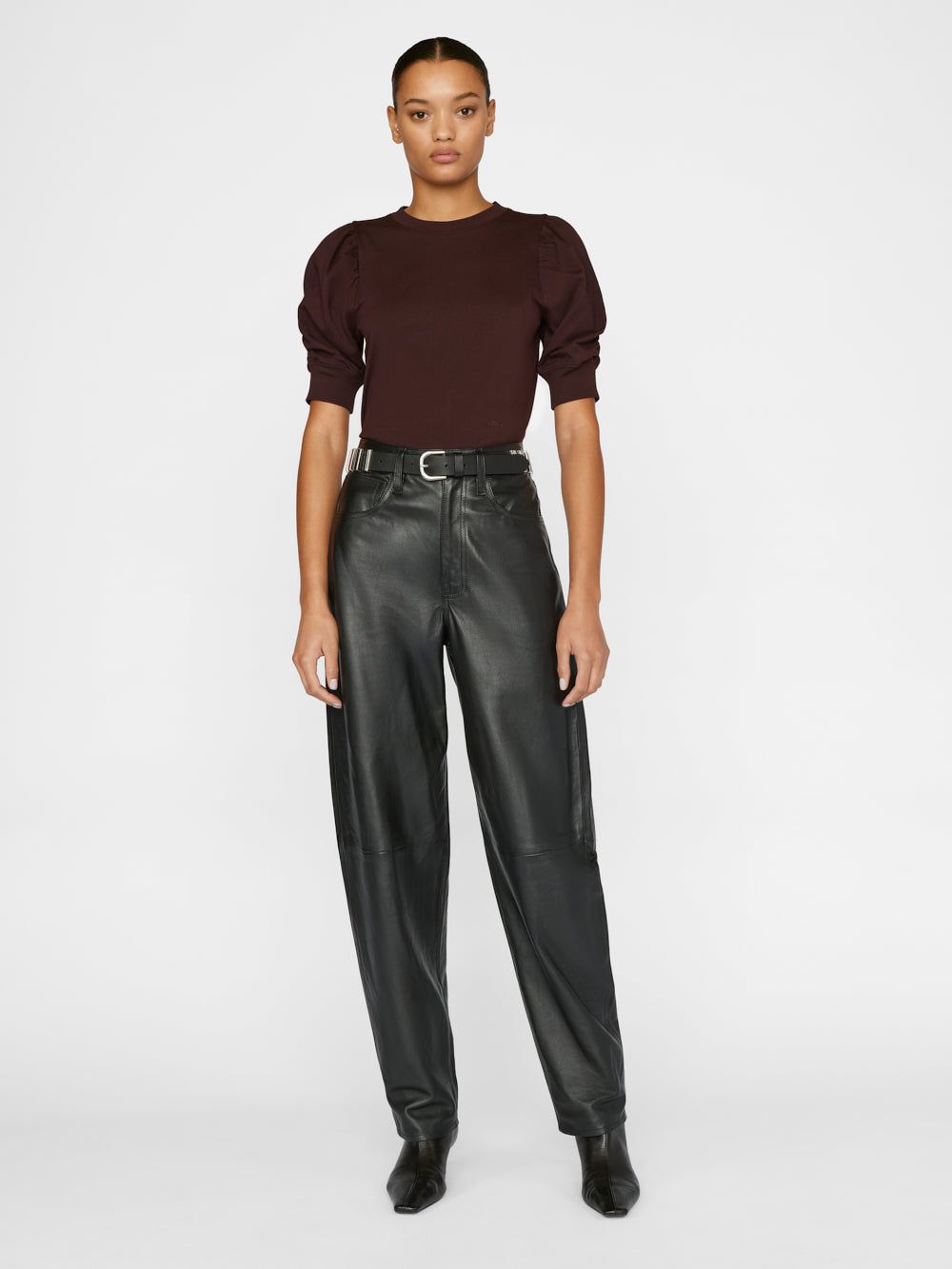 Frankie Tee -- Burgundy sold by Frame Denim product image thumbnail 2