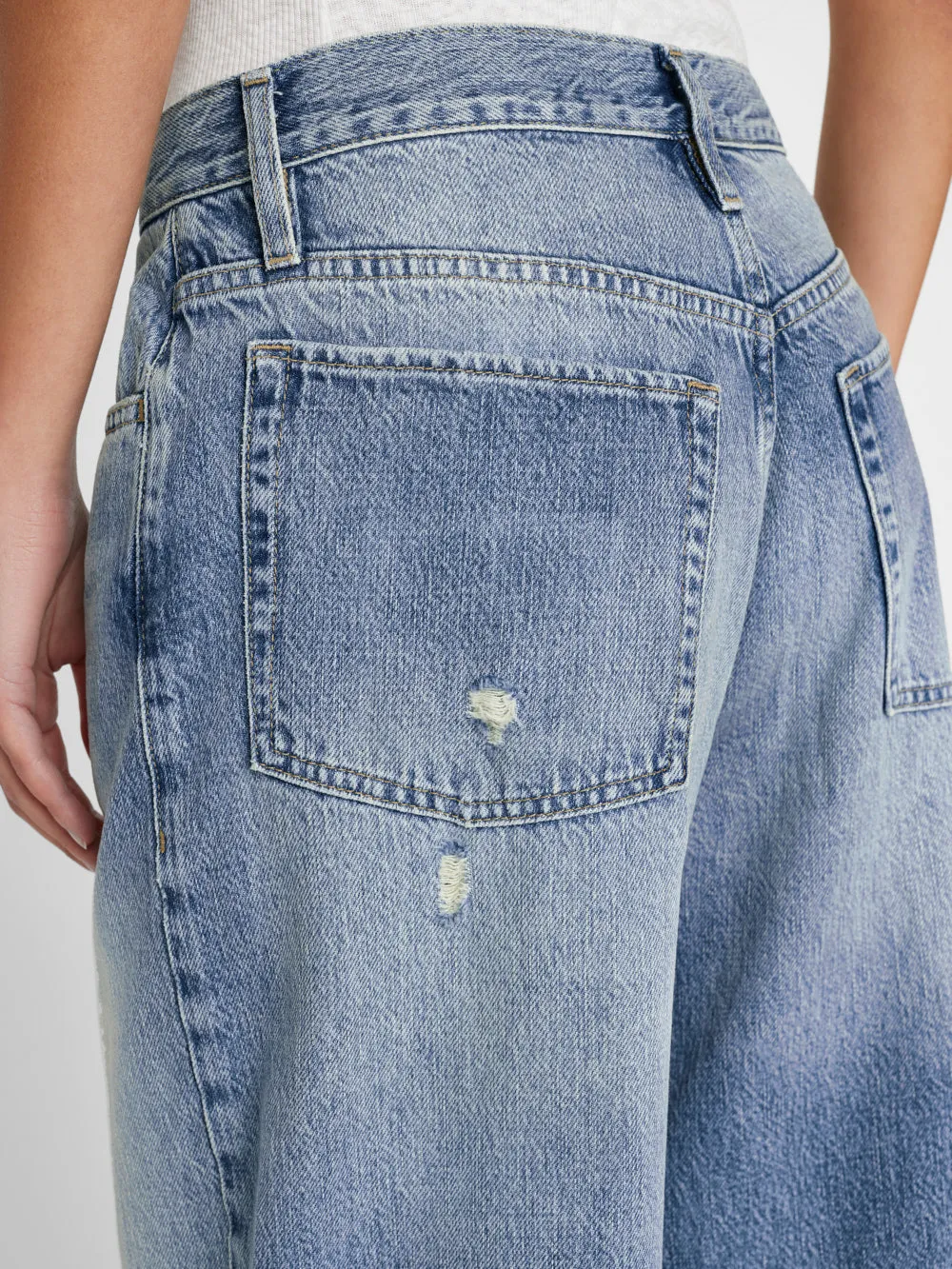 Le Low Baggy Wide Leg -- River sold by Frame Denim product image thumbnail 5