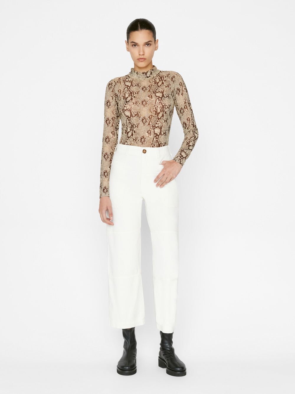 Oversized Pocket Utility Pant -- Blanc sold by Frame Denim product image thumbnail 2