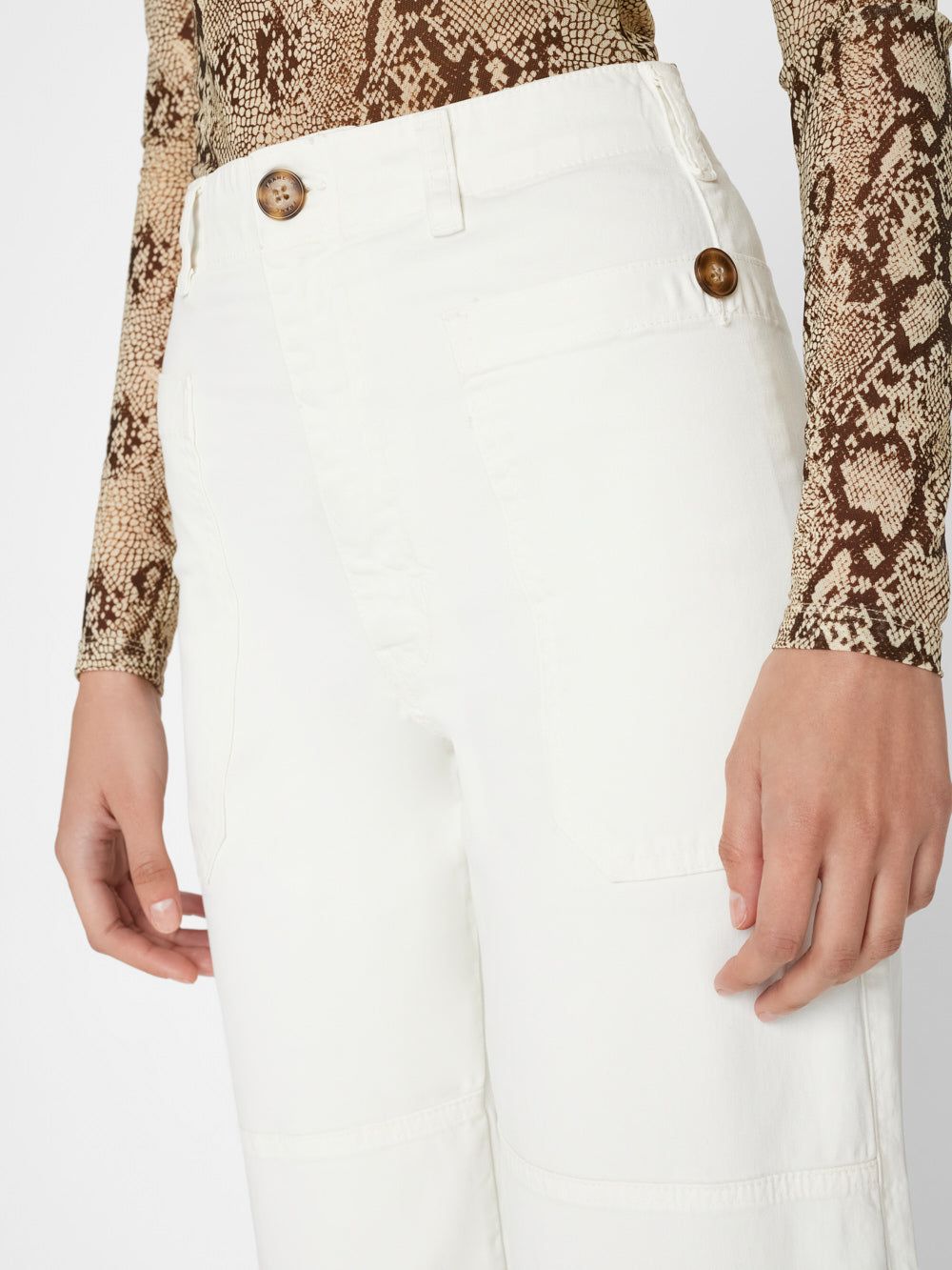 Oversized Pocket Utility Pant -- Blanc sold by Frame Denim product image thumbnail 3