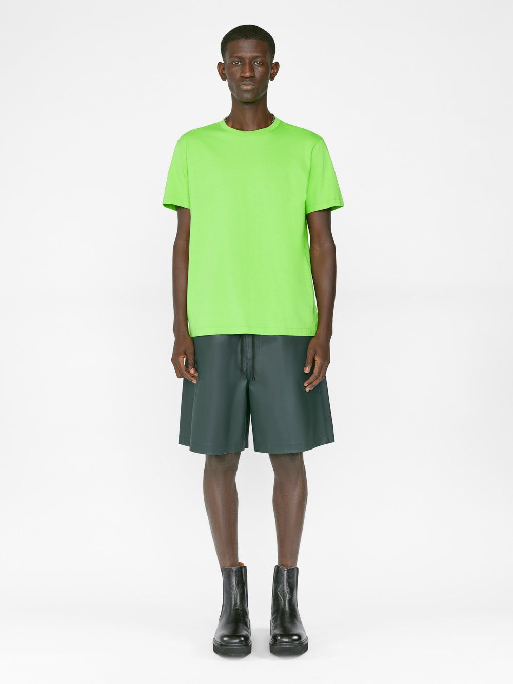 FRAME Logo Tee -- Neon Green sold by Frame Denim product image thumbnail 2