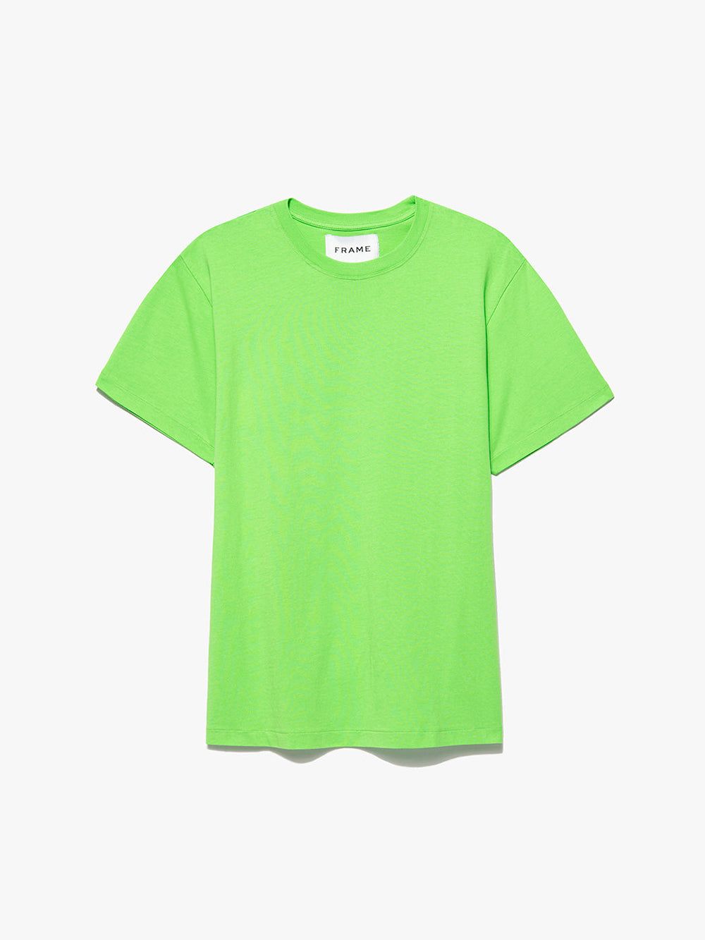 FRAME Logo Tee -- Neon Green sold by Frame Denim