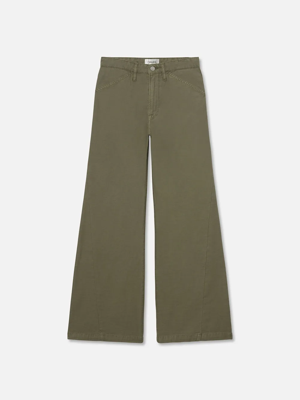 Le Baggy Palazzo -- Washed Summer Sage sold by Frame Denim