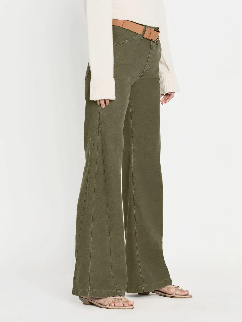 Le Baggy Palazzo -- Washed Summer Sage sold by Frame Denim product image thumbnail 4