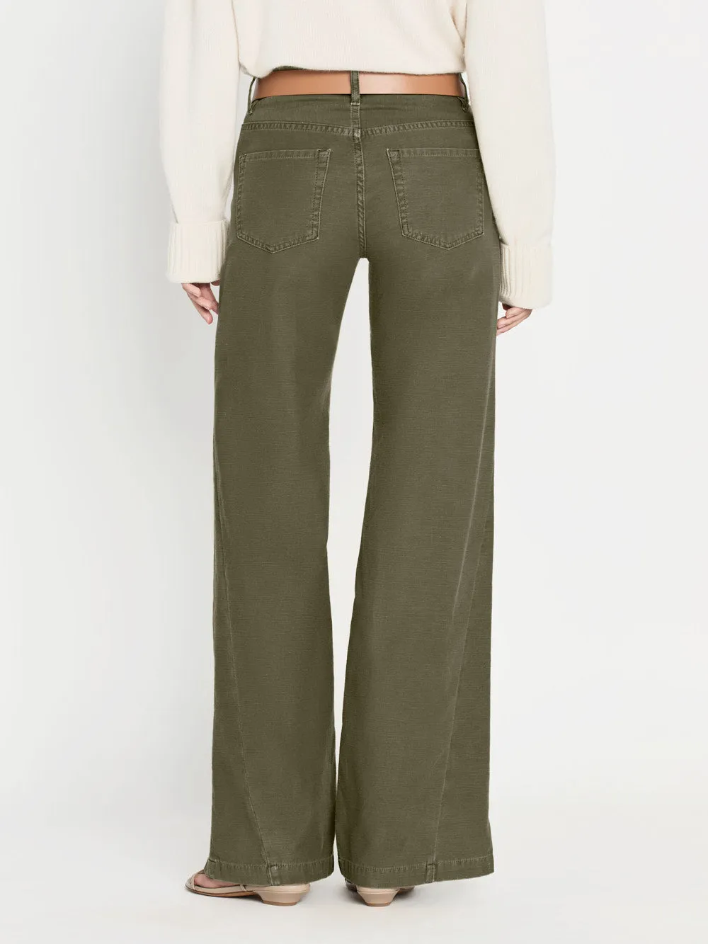 Le Baggy Palazzo -- Washed Summer Sage sold by Frame Denim product image thumbnail 5