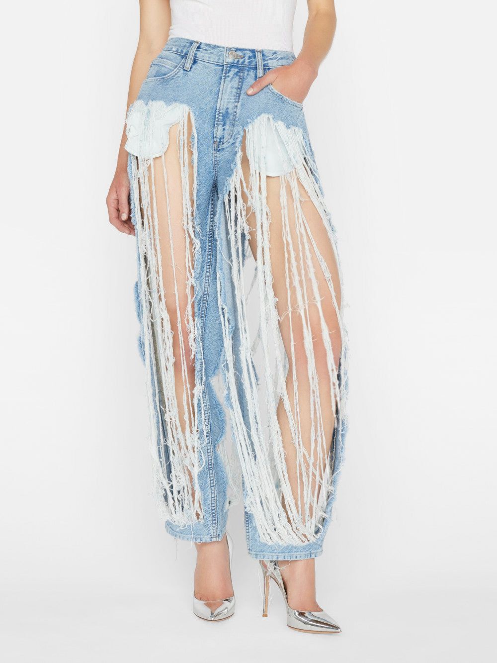 Atelier Le High 'N' Tight Straight -- Utopia Shred sold by Frame Denim product image thumbnail 2