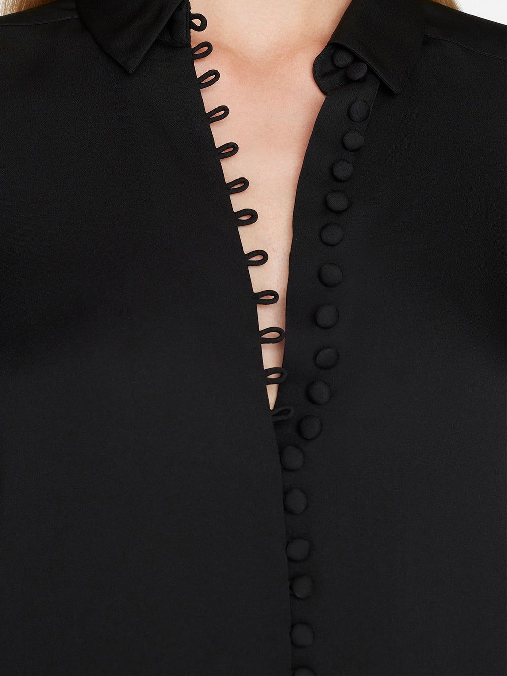 Le Victorian Button Up -- Noir sold by Frame Denim product image thumbnail 3