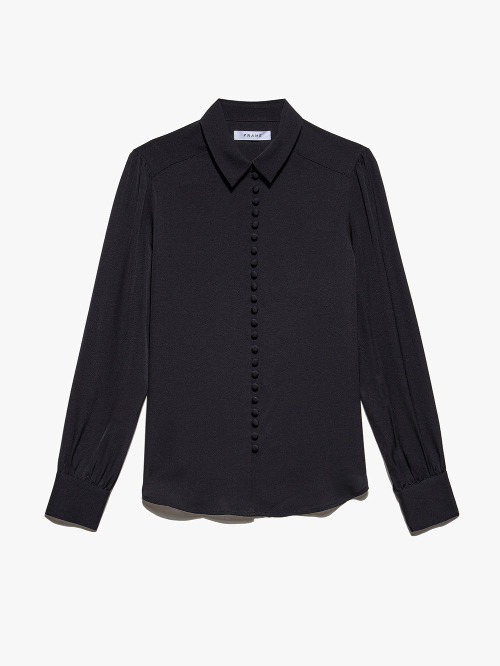 Le Victorian Button Up -- Noir sold by Frame Denim product image thumbnail 8