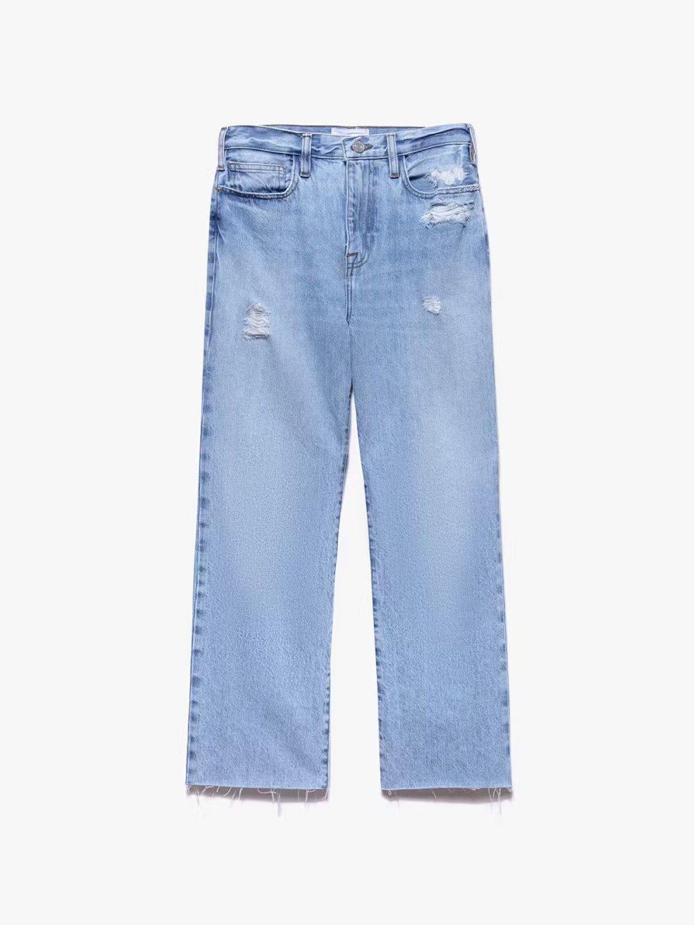 Le Jane Crop -- Rossum Rips sold by Frame Denim