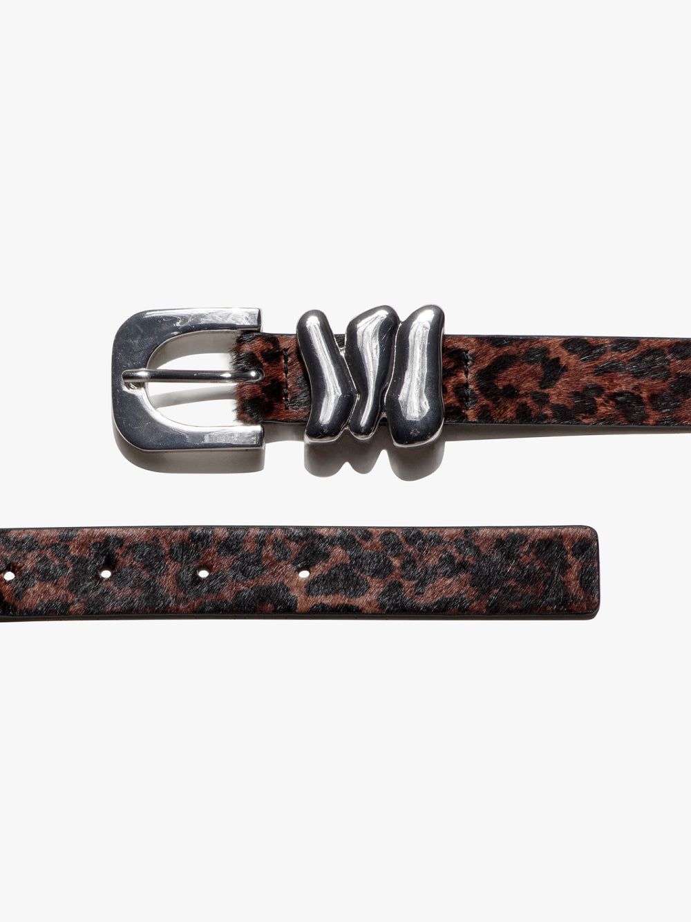 Organic Shape Tri Keeper Belt -- Pony Hair sold by Frame Denim product image thumbnail 2