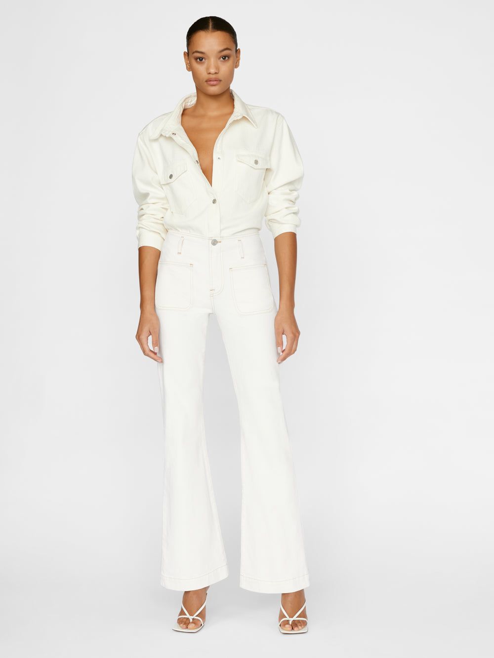 High Rise Sailor Flare -- Au Natural Clean sold by Frame Denim product image thumbnail 2