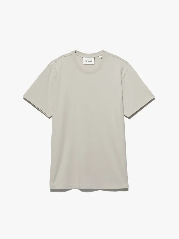 FRAME Logo Tee -- Oatmeal sold by Frame Denim