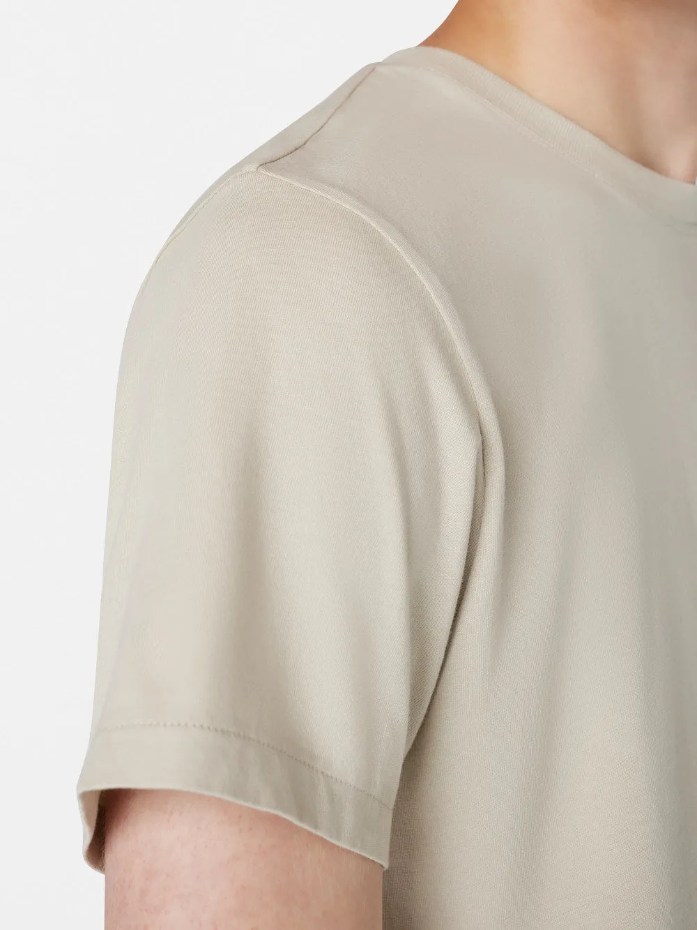 FRAME Logo Tee -- Oatmeal sold by Frame Denim product image thumbnail 4