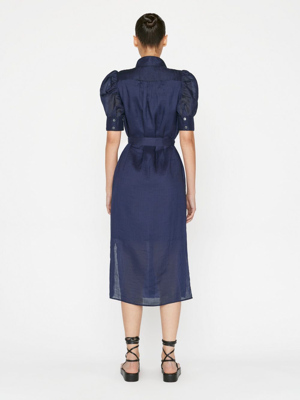 Gillian Midi Dress -- Navy sold by Frame Denim product image thumbnail 5
