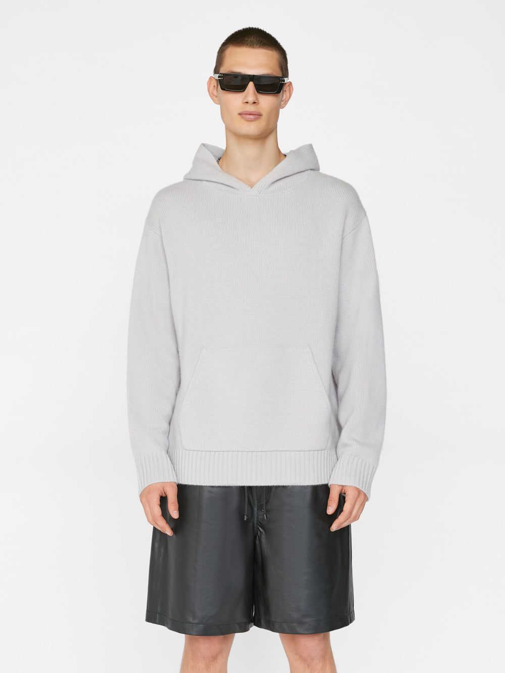 Cashmere Hoodie -- Smoke Grey sold by Frame Denim product image thumbnail 3