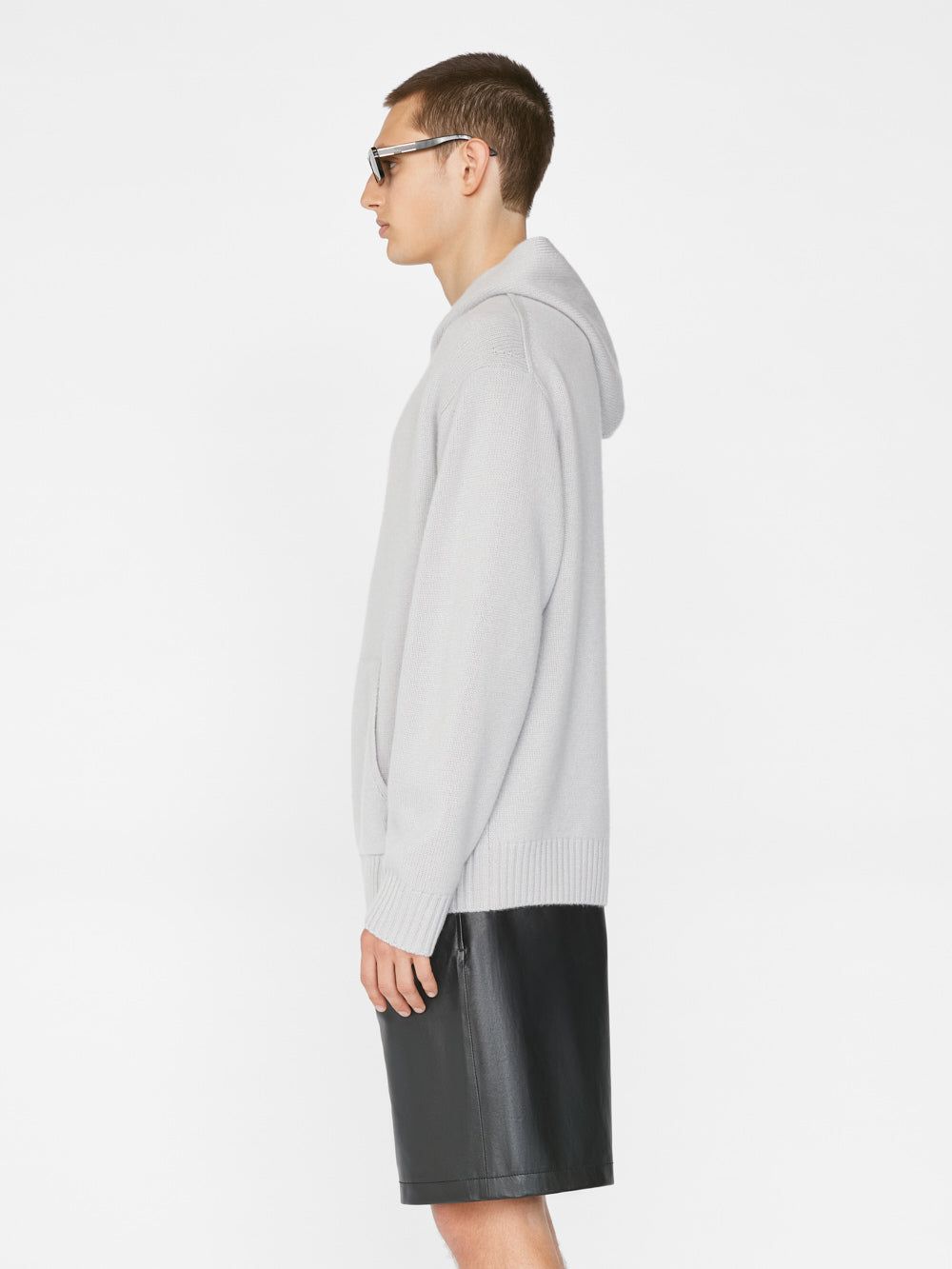 Cashmere Hoodie -- Smoke Grey sold by Frame Denim product image thumbnail 7
