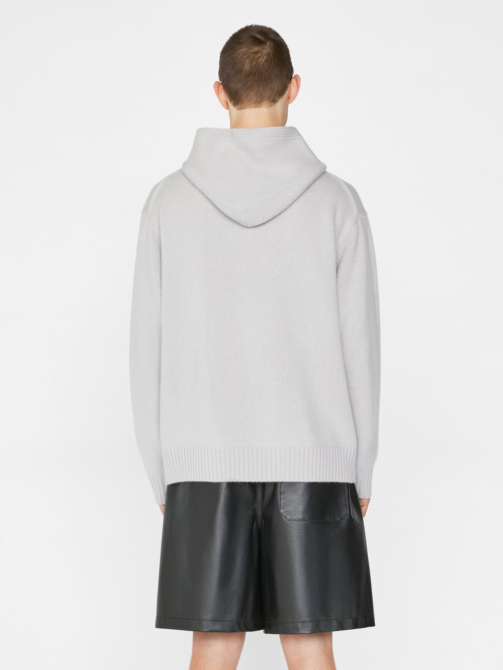 Cashmere Hoodie -- Smoke Grey sold by Frame Denim product image thumbnail 8