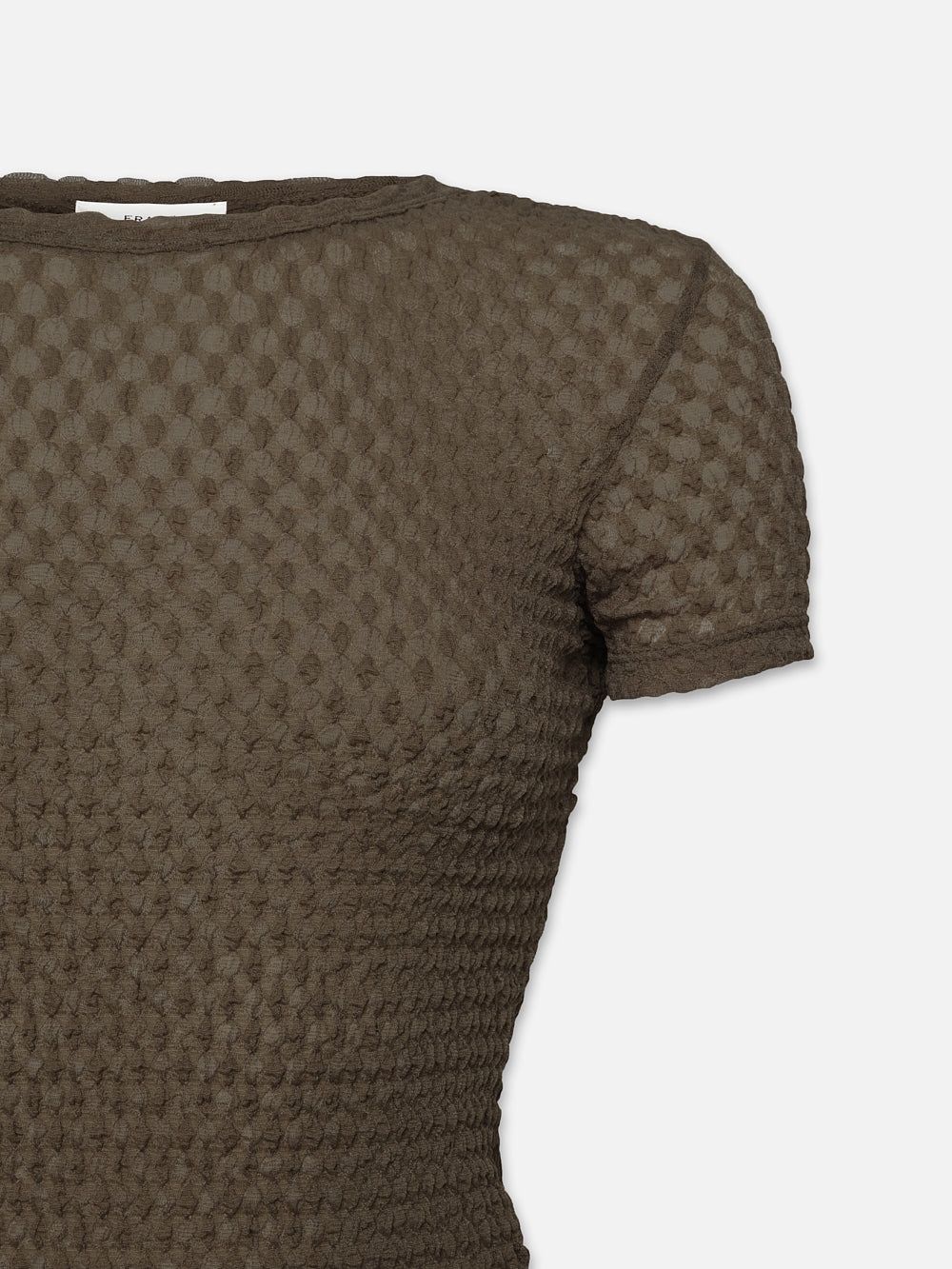 Mesh Lace Baby Tee -- Cypress sold by Frame Denim product image thumbnail 2