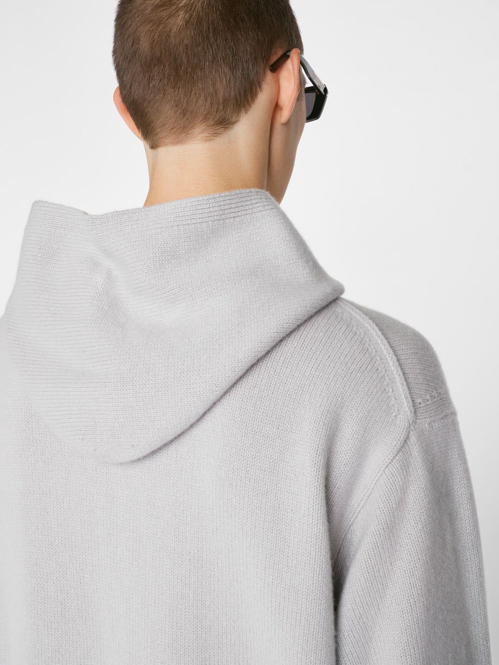 Cashmere Hoodie -- Smoke Grey sold by Frame Denim product image thumbnail 5