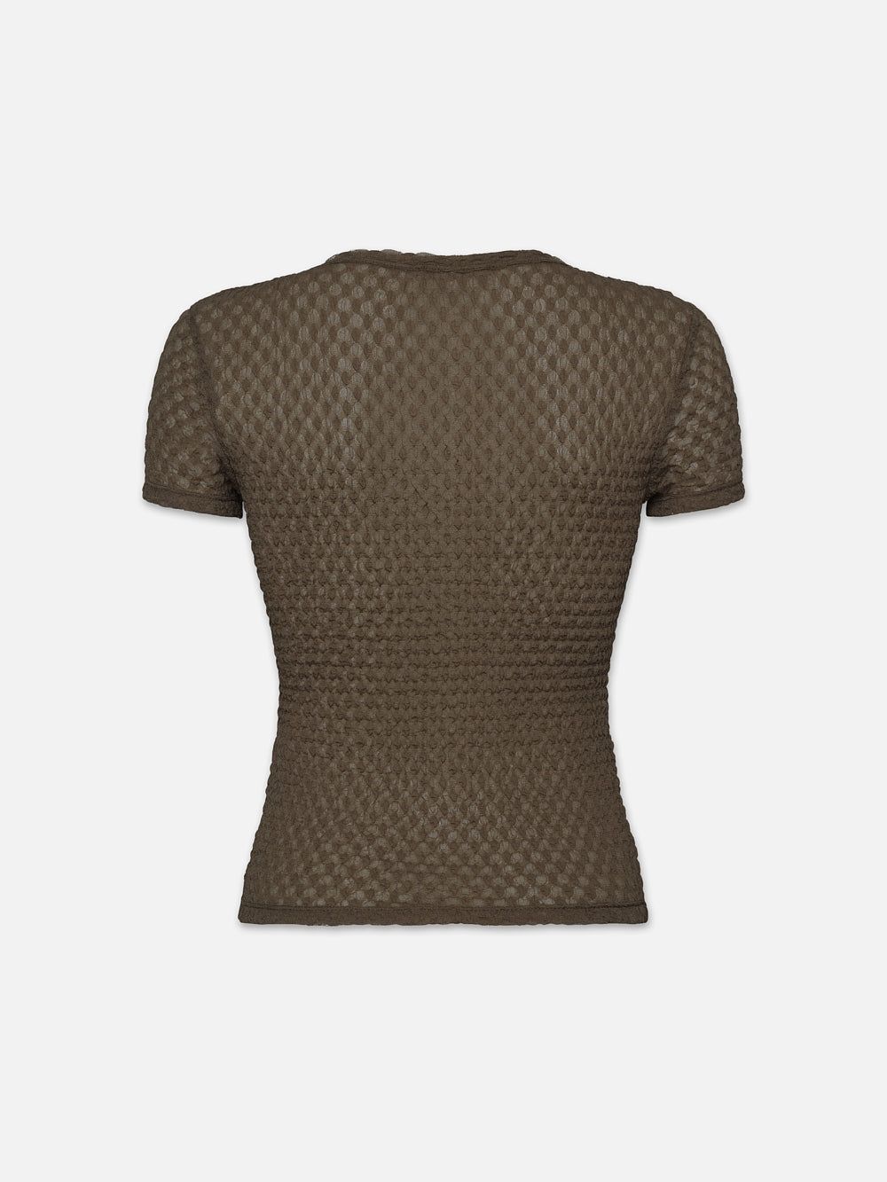 Mesh Lace Baby Tee -- Cypress sold by Frame Denim product image thumbnail 3