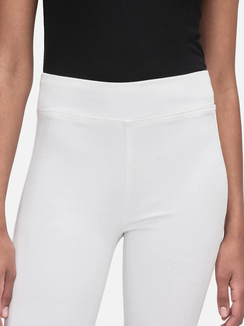 The Jetset Crop Mini Boot -- White sold by Frame Denim product image thumbnail 5