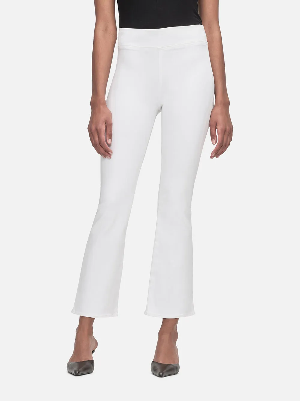 The Jetset Crop Mini Boot -- White sold by Frame Denim product image thumbnail 2