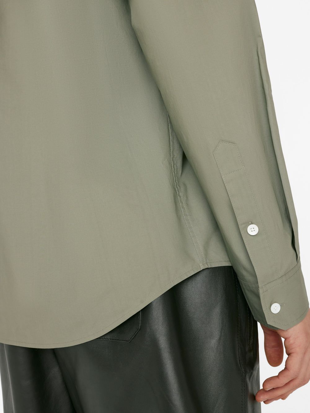 Soft Cotton Long Sleeve Shirt -- Desert Sage sold by Frame Denim product image thumbnail 4