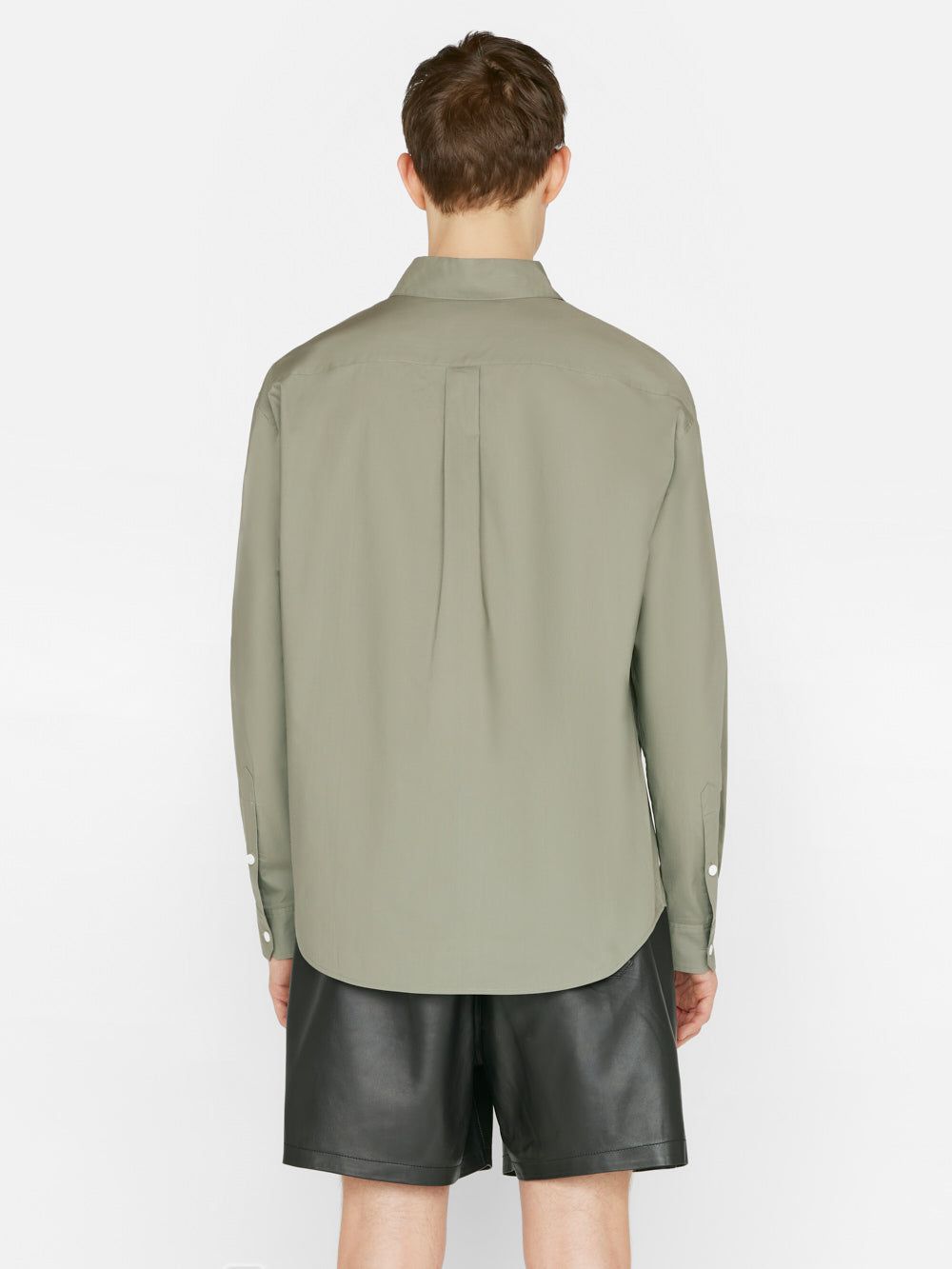 Soft Cotton Long Sleeve Shirt -- Desert Sage sold by Frame Denim product image thumbnail 6