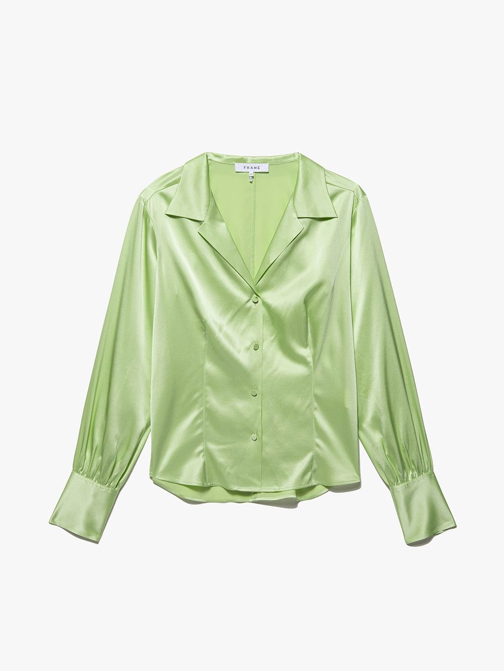 The Femme Shirt -- Bright Lime sold by Frame Denim product image thumbnail 8