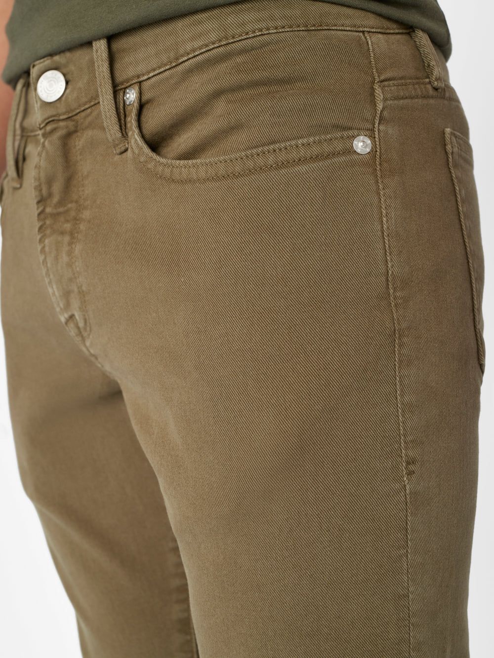 L'Homme Slim Twill -- Garage Military Green sold by Frame Denim product image thumbnail 5