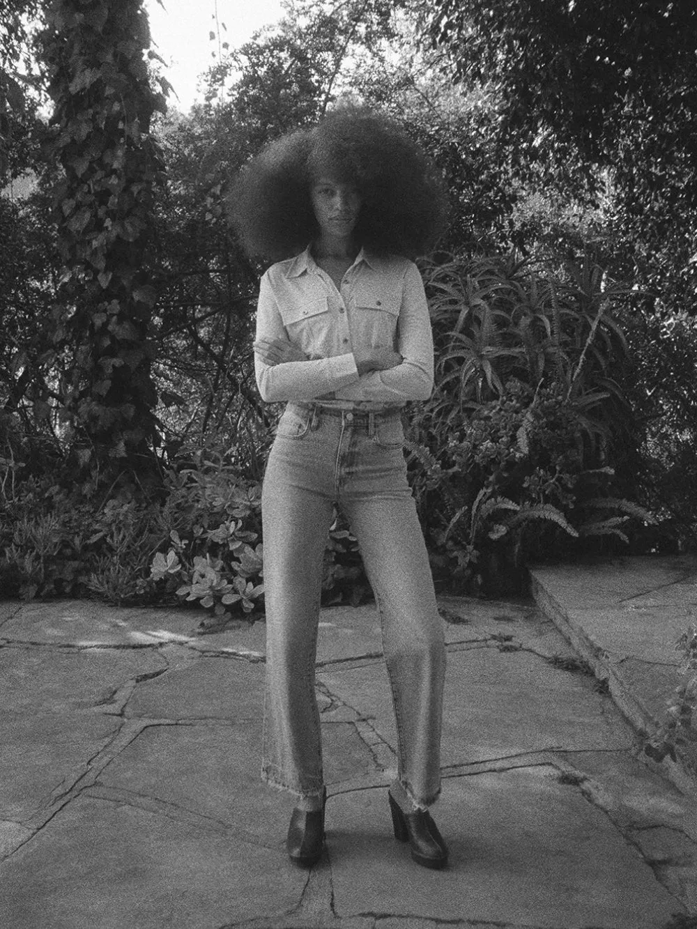 Le Jane Crop -- Rhode Grind sold by Frame Denim product image thumbnail 2