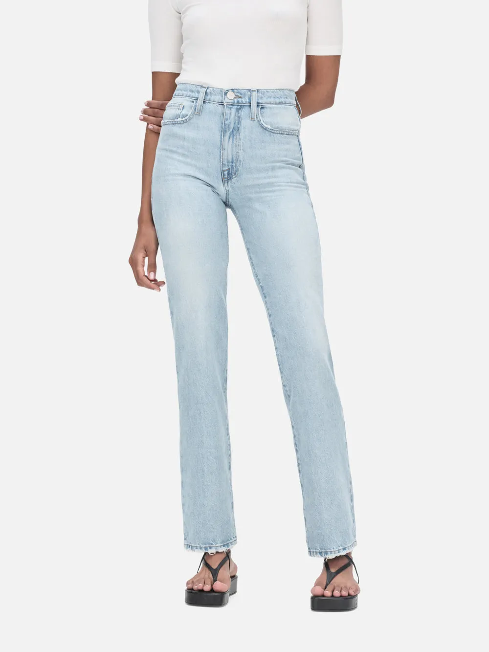 Le Jane Ankle Grind Hem -- Calm Waters sold by Frame Denim product image thumbnail 2