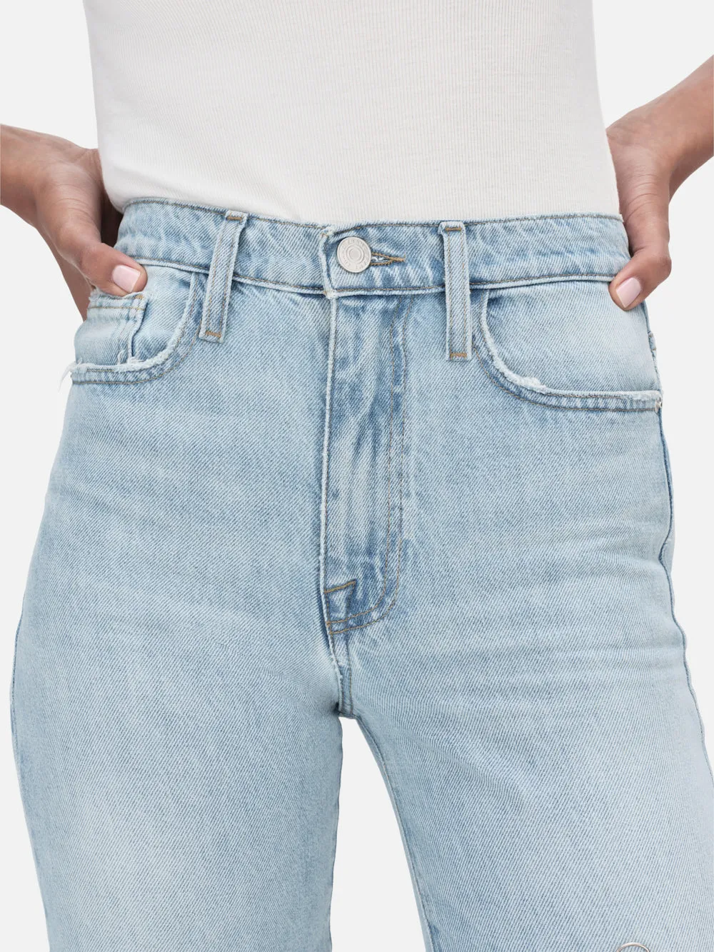 Le Jane Ankle Grind Hem -- Calm Waters sold by Frame Denim product image thumbnail 5