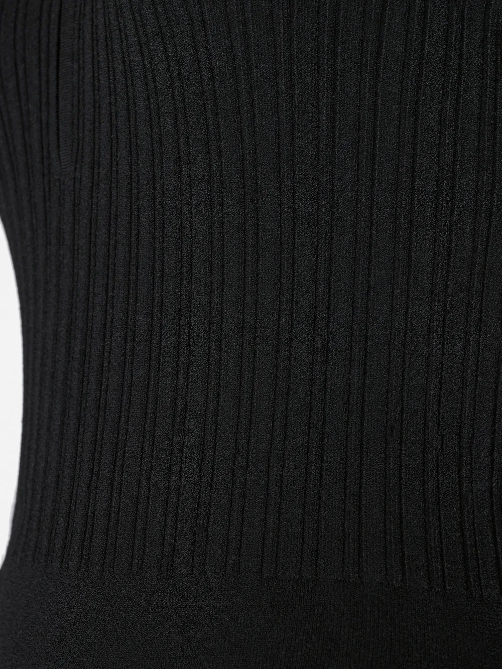 Rib Zipper Bodysuit -- Noir sold by Frame Denim product image thumbnail 5