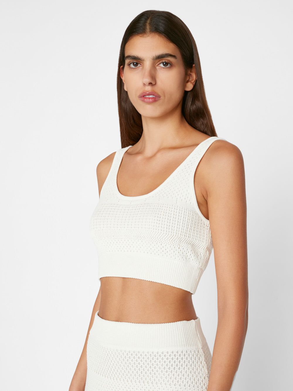 Crochet Bra Top -- Off White sold by Frame Denim product image thumbnail 4