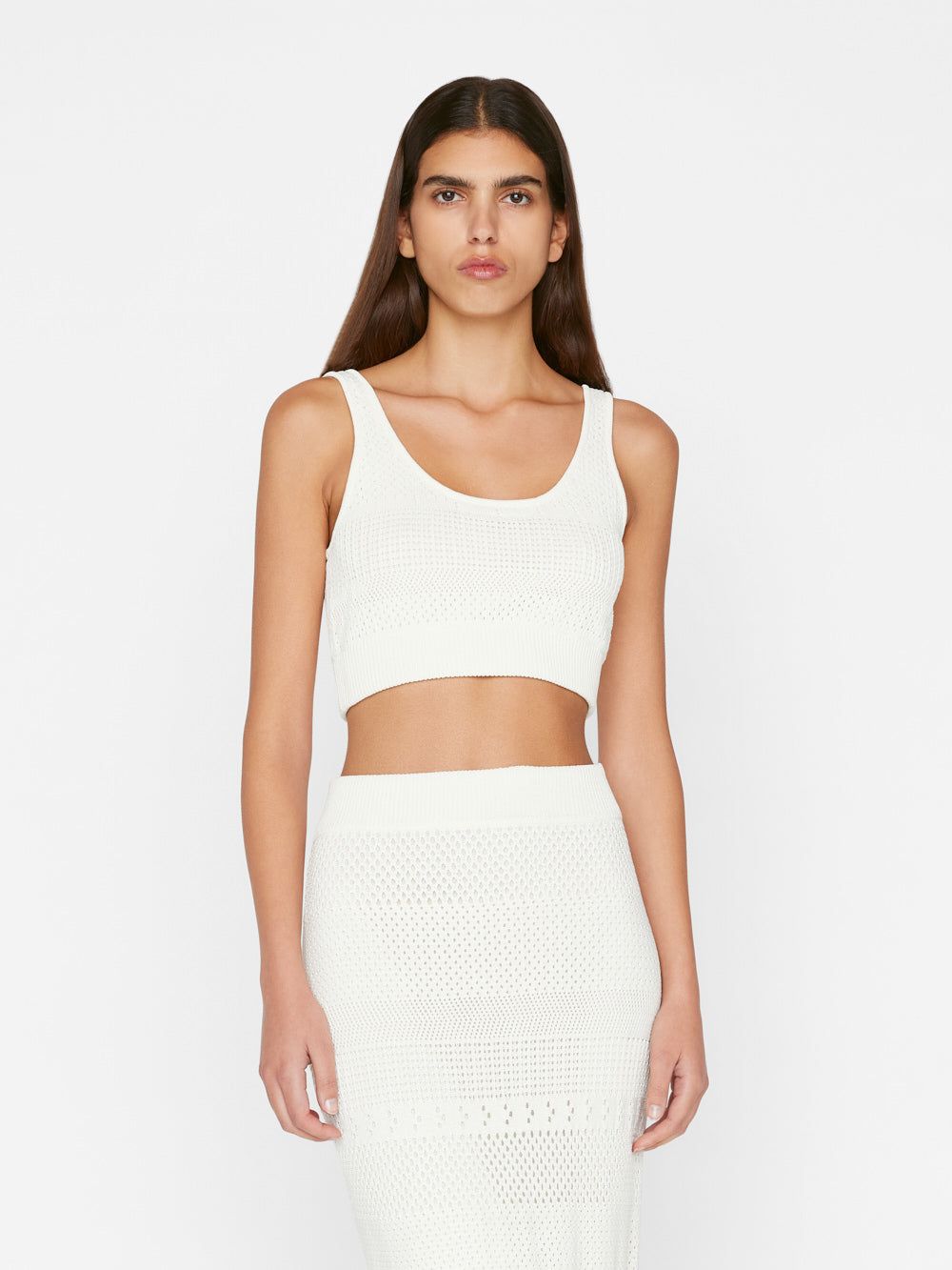 Crochet Bra Top -- Off White sold by Frame Denim product image thumbnail 2