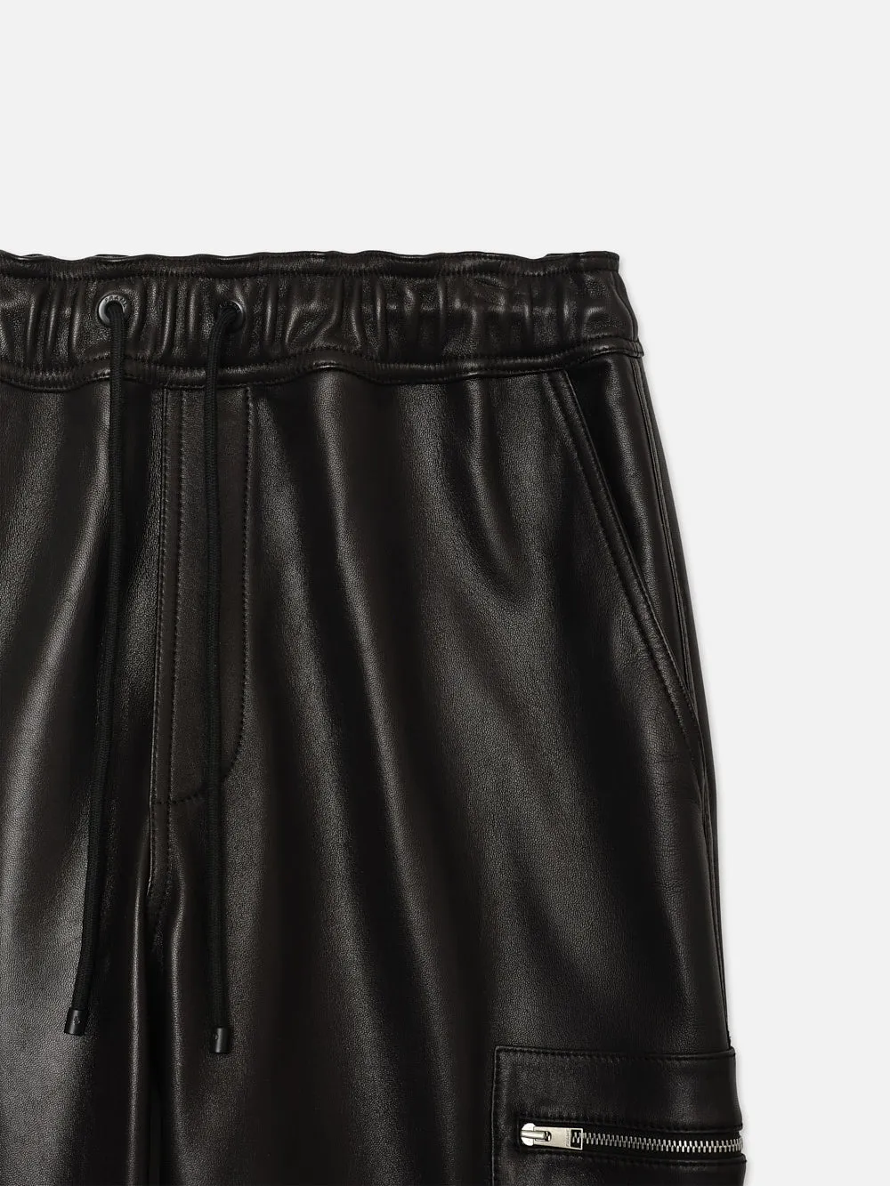 Leather Cargo Pant -- Black sold by Frame Denim product image thumbnail 2
