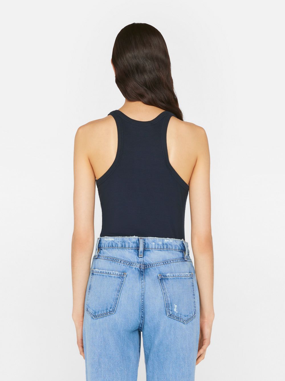 Modal Rib Cami -- Navy sold by Frame Denim product image thumbnail 6
