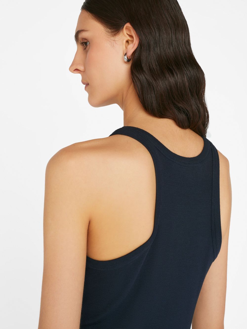 Modal Rib Cami -- Navy sold by Frame Denim product image thumbnail 4