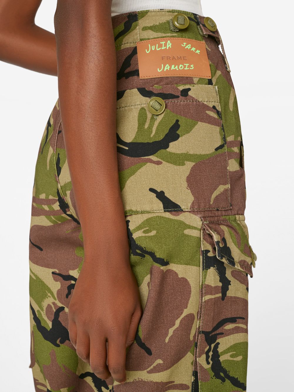 High Rise Utility Trouser -- Camo sold by Frame Denim product image thumbnail 5