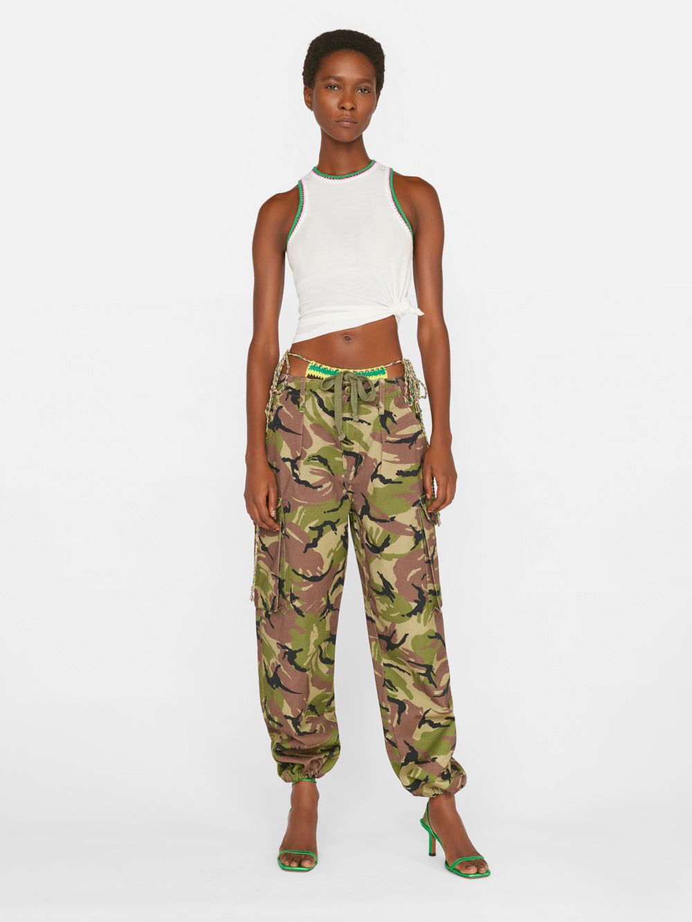 High Rise Utility Trouser -- Camo sold by Frame Denim product image thumbnail 3